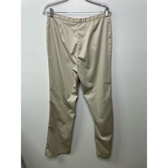 Vintage‎ Y2K Old Navy Trouser Pants Mid Rise Straight Leg Beige Womens Size 10 - Picture 6 of 9